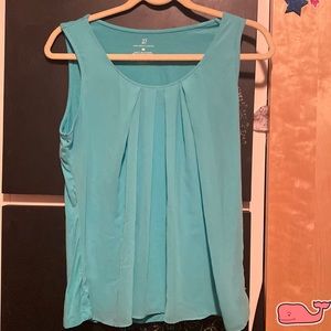 Aqua dressy tank top